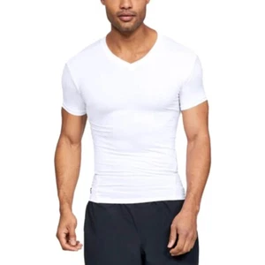 Under Armour Men's V-Neck T-Shirt UA Tactical HeatGear Compression Tee 1216010 - Picture 1 of 14