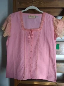 Scully RW515 Pink Ribbon Blouse - Picture 1 of 2