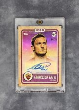 2022/23 Topps Jamal Musiala Curated Set Francesco Totti /25 Auto Icon