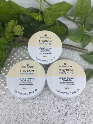 essence 3 x MY SKIN PERFECTOR Loose Fixing Powder MATTES FINISH 05 FAIR 3x6g neu - Bild 1 von 4