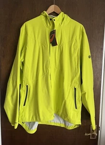 ASICS Accelerate Green XXL Waterproof Running Jacket BNWT. - Picture 1 of 3