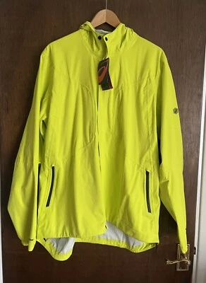 ASICS Accelerate Green XXL Waterproof Running Jacket BNWT. - Image 1 of 3