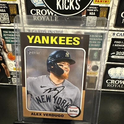 2024 Topps Heritage Mini - #275 Alex Verdugo - Image 1 of 2