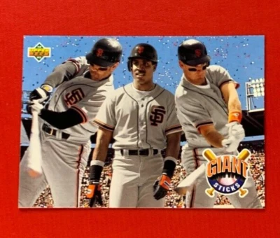 MLB BARRY BONDS Giants 1993 Upper Deck Bash Brothers Trading  CARD #476 - Image 1 of 3