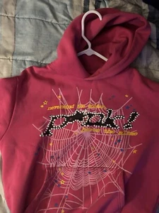 Sp5der P*NK Hoodie Pink SIZE M | 100% AUTHENTIC - Picture 1 of 4