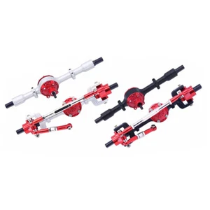 Metal Front + Rear Axle Kit for WPL C14 C24 B14 B24 B16 B36 1/16 RC Car Upgrade - Foto 1 di 16