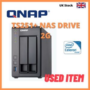 QNAP TS-251+-2G 2-Bay NAS (Network-Attached Storage) Enclosure, USED