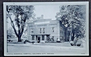 Columbia City IN View of Linvill Memorial Hospital SHIPS FREE - Picture 1 of 2