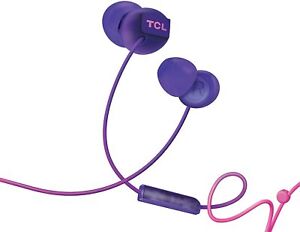 TCL SOCL Series Wired In-Ear Headphones with Mic - Sunrise Purple