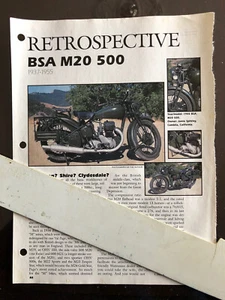 1937 1955 BSA M20 500 - Bild 1 von 1