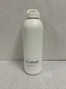 Sodastream Professional Flask Water Bottle Stainless Steel 600mL/20oz White - Picture 1 of 7