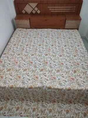 COLCHA COLCHA INDIA KANTHA ALGODÓN HECHA A MANO MANTA TALLA QUEEN LOCA. Foto 1 de 4