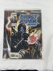 Ghost Rider 2099 Ausgabe 2 (1994) Marvel Comics Polybeutel mit Sub-Terrania Poster - Bild 1 von 4
