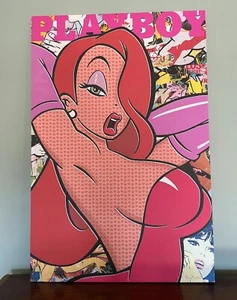 Jessica Rabbit (Playboy Cover) by Bruto (Javier Molinero) Giclee Pop Art-Signed - Picture 1 of 7