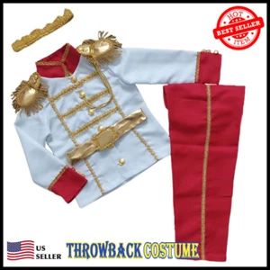 Kids Prince Charming Cosplay Costume Boys Halloween Fancy Dress Party Outfit Red - Picture 1 of 18