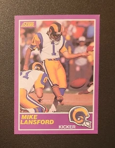 1989 Score Supplemental #344S Mike Lansford Los Angeles Rams - Bild 1 von 1