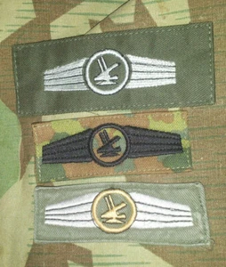 Bundeswehr Tätigkeitsabzeichen Sicherungspersonal 3 Stück oliv flecktarn - Bild 1 von 1
