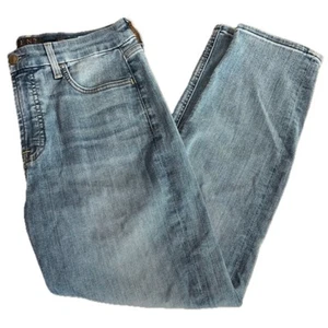 Jen7 For All Mankind Petite Slim Boyfriend blaue Damenjeans Größe 8 - Bild 1 von 8