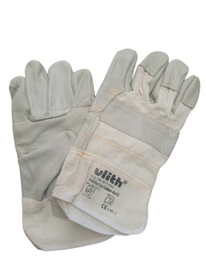 12 x Arbeitshandschuhe Leder Bauhandschuhe ULITH Titanium Gr. 10/XL  Möbelleder - Bild 1 von 4