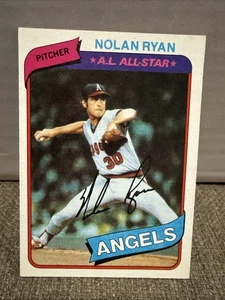 1980 Topps Nolan Ryan California Angels #580 foto semi molto belle - Foto 1 di 19