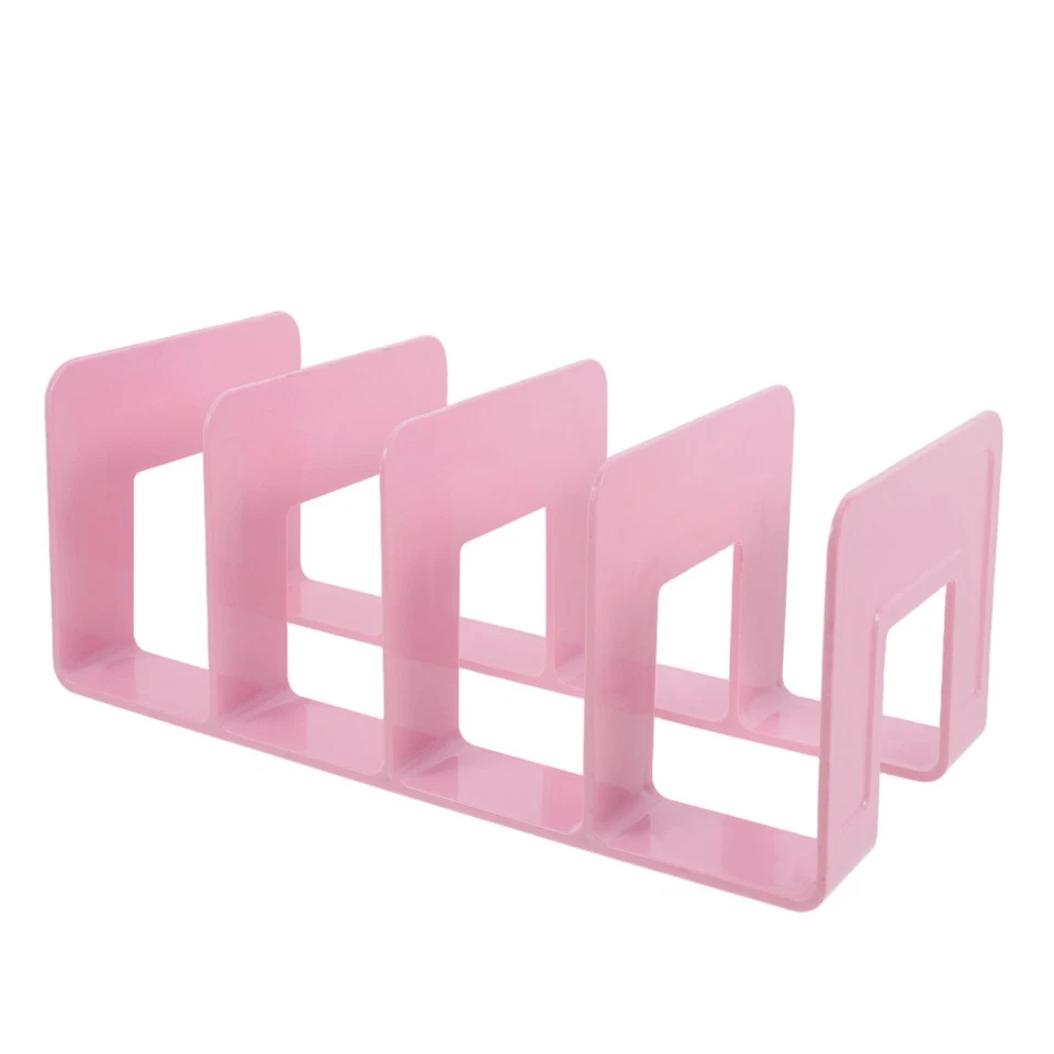  Weiße Buchstützen Acryl Schreibtischorganisation Inhaber Der Zeitschriftendatei - Bild 1 von 4