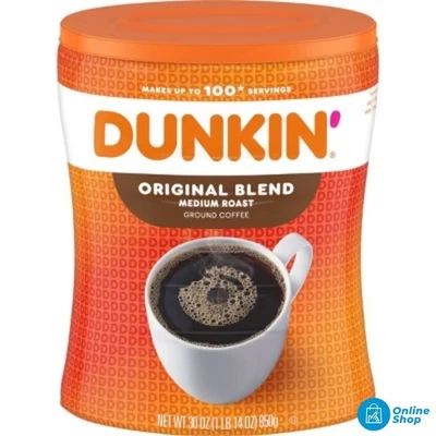 DUNKIN' DONUTS Dunkin' Original Blend Medium Roast Ground Coffee Canister - 30oz
