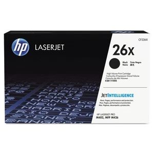 HP Inc. HP 26X (CF226X) High-Yield Black Original LaserJet Toner Cartridge - Afbeelding 1 van 8