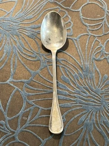 CHRISTOFLE CUILLERE DE SERVICE MODELE ALBI METAL ARGENTE / ARGENTERIE ANCIENNE - Imagen 1 de 4