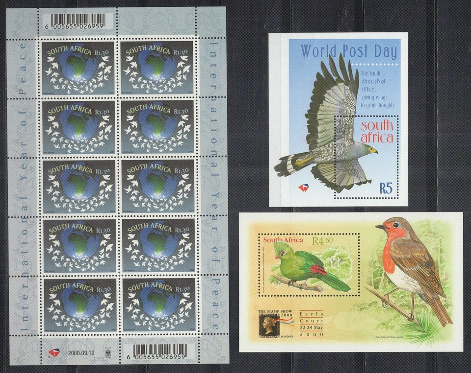 South Africa Sheets Collection MNH Birds Nature Doves ZAYIX 101623SM124 - Image 1 of 1