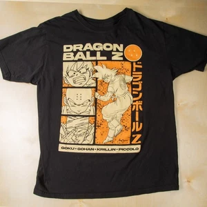 Goku Gohan Krillin Piccolo - Dragonball Z T-Shirt (Extra Large/XL) Toei Black - Picture 1 of 5