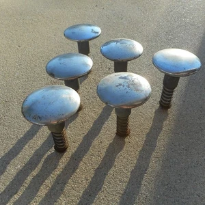 VINTAGE PICKUP TRUCK BED TIE DOWN SPRING ANCHOR SET (6) Dodge Ford Chevy MOPAR - Picture 1 of 8