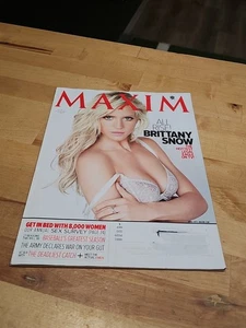 BRITTANY SNOW April 2011 MAXIM Magazine #160 JAKE GYLLENHAAL/ EVA AMURRI ¿ - Imagen 1 de 3