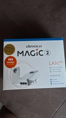 devolo Magic 2 Powerline LAN Triple Starter Kit 2.4 GBit/s - Weiß - Bild 1 von 2