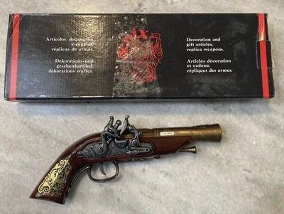 Nueva pistola Denix siglo XVIII Flintlock réplica reproducción utilería de película Foto 1 de 4
