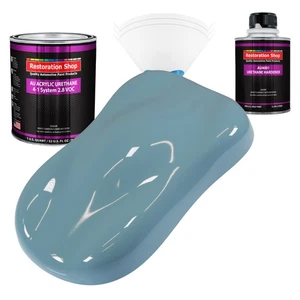 Restoration Shop Glacier Blue Acrylic Urethane Quart Kit Auto Paint - Picture 1 of 5