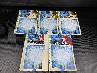 Transformers Figure Cards Lot Of 5  Dinobots Card Hangers No Figures 1999 - Image 1 of 4
