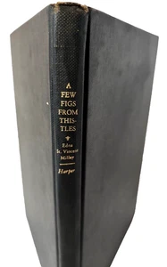 Vintage 1950 A Few Figs from Thistles Poems Sonnets Book Harper & Brothers 50s - Bild 1 von 12