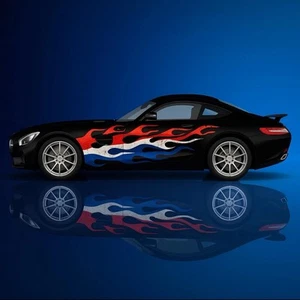 Custom Flame Decal - Foto 1 di 1