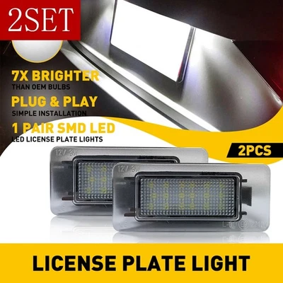 Juego de 2 luces LED de matrícula 6000 k para Nissan Altima Sentra Versa GUS 2019 Foto 1 de 4