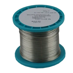 Warton Metals Solder Reel Lead Free Omega II 250g 22SWG - SAC3, 2% flux - Picture 1 of 1