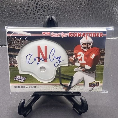 2010 Sweet Spot Roger Craig Nebraska On Helmet Auto Autograph /100 ***Wear - Image 1 of 3