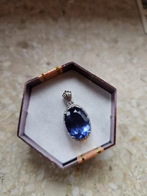 Fluorit SILBER Anhänger - Bild 1 von 4