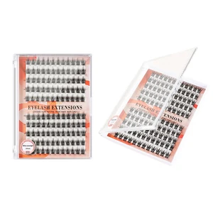 Mujeres Niñas Pestañas Natural 1 Set Racimo Pestañas Pestañas Postizas Maquillaje de Ojos - Imagen 1 de 16