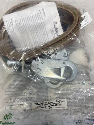 Buckingham 364299E 5' 8" Leather Positioning Strap w/Tongue Buckle New In Box - Image 1 of 2