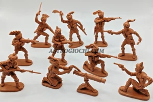 ATLANTIC SOLDATINI SCALA 1/32 INDIAN BRIGADE VINTAGE '70 SET POSE COMPLETO - Picture 1 of 8