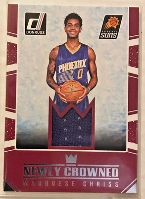 Marquese Chriss 2016-17 Donruss Newly Crowned Rookie RC Jersey - PHOENIX SUNS - Image 1 of 2