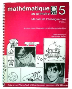 LIVRE DE 1986 *** MATEMÁTICA AU PRIMAIRE *** LIBRO FRANCÉS DE 1986 - Imagen 1 de 7
