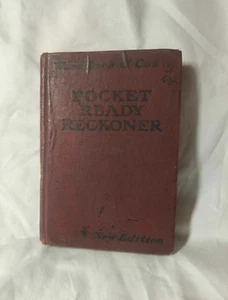 ward lock & co pocket ready reckoner book 1906 vintage new edition old books - Picture 1 of 6