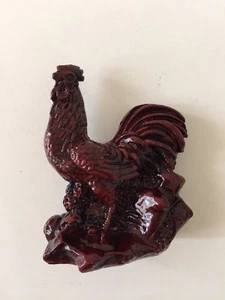 FENG SHUI CHINESE ZODIAC SIGN ALLY FRIEND ROOSTER STATUE FIGURINE  - Picture 1 of 2