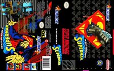 The Death and Return of Superman SNES Replacement Game Case Box + Cover Art Only